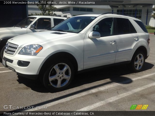 2008 Mercedes-Benz ML 350 4Matic in Arctic White