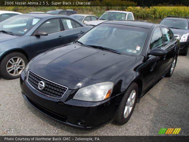 2006 Nissan Altima 2.5 S in Super Black