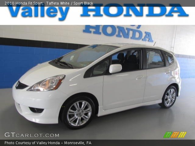 2010 Honda Fit Sport in Taffeta White