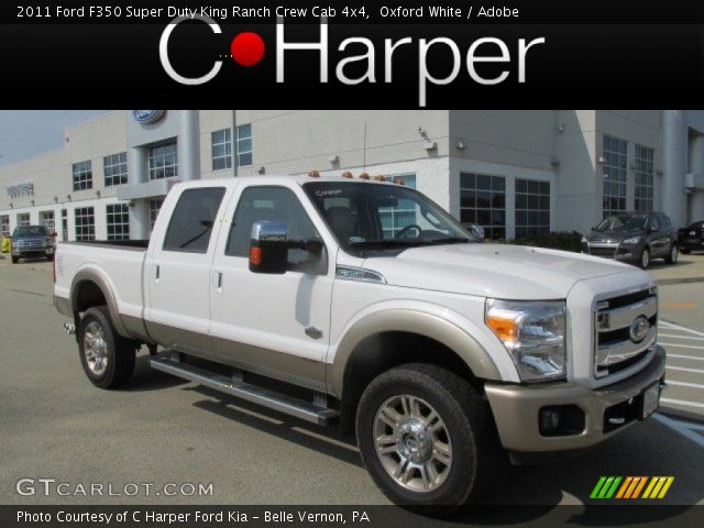 2011 Ford F350 Super Duty King Ranch Crew Cab 4x4 in Oxford White