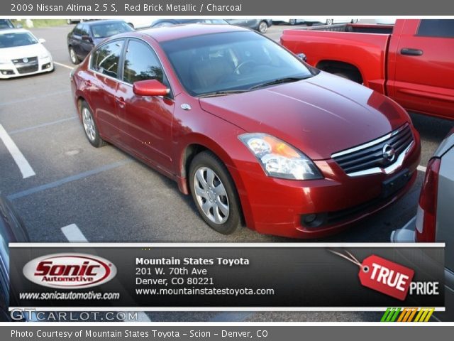 2009 Nissan Altima 2.5 S in Red Brick Metallic