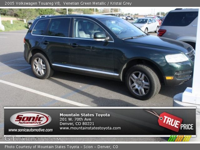 2005 Volkswagen Touareg V8 in Venetian Green Metallic