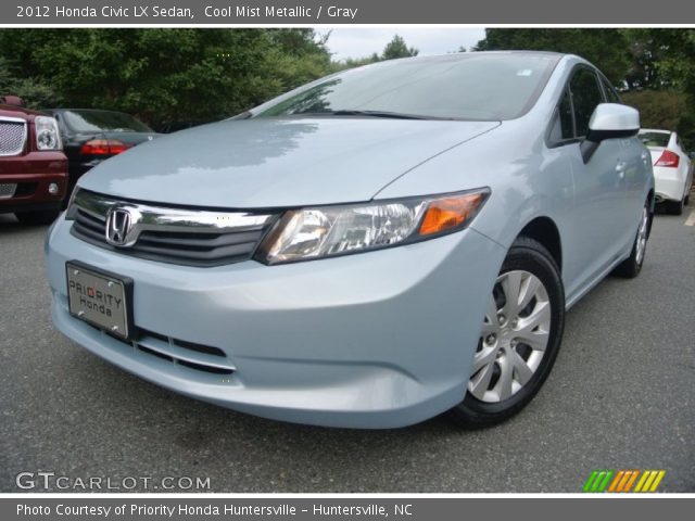 Cool Mist Metallic 2012 Honda Civic Lx Sedan Gray