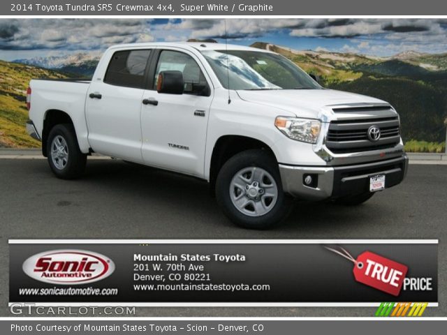 2014 Toyota Tundra SR5 Crewmax 4x4 in Super White