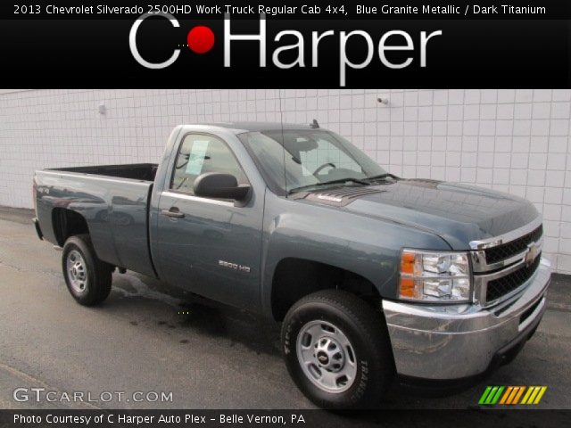 2013 Chevrolet Silverado 2500HD Work Truck Regular Cab 4x4 in Blue Granite Metallic