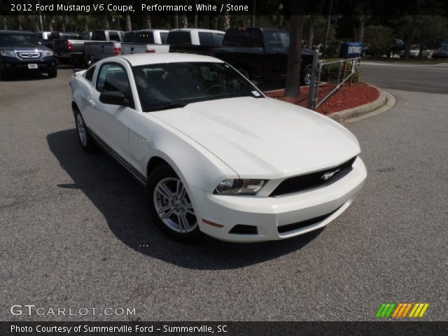 2012 Ford Mustang V6 Coupe in Performance White