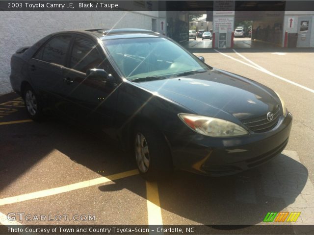 2003 Toyota Camry LE in Black