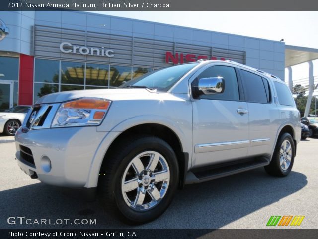 2012 Nissan Armada Platinum in Brilliant Silver