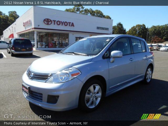 2012 Nissan Versa 1.8 SL Hatchback in Arctic Blue Metallic
