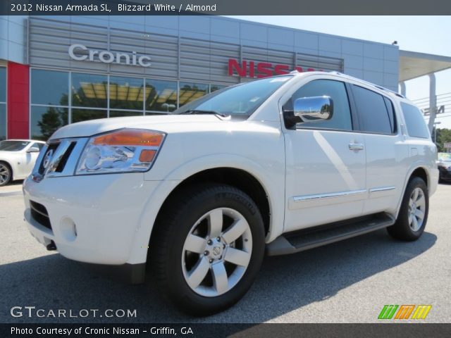 2012 Nissan Armada SL in Blizzard White