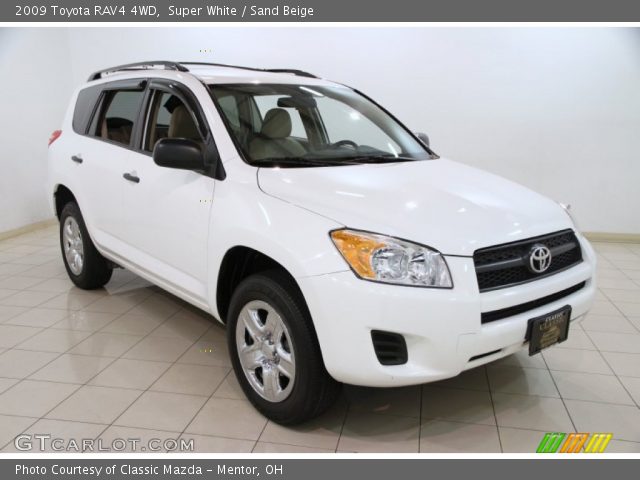 2009 Toyota RAV4 4WD in Super White