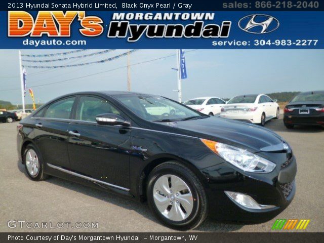 2013 Hyundai Sonata Hybrid Limited in Black Onyx Pearl