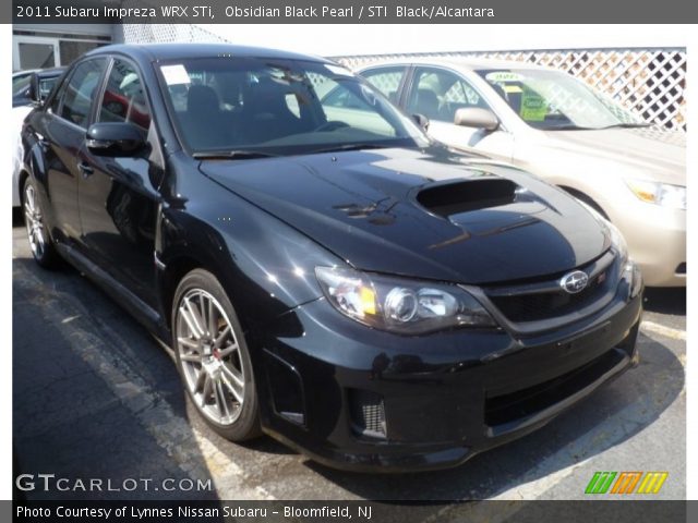 2011 Subaru Impreza WRX STi in Obsidian Black Pearl