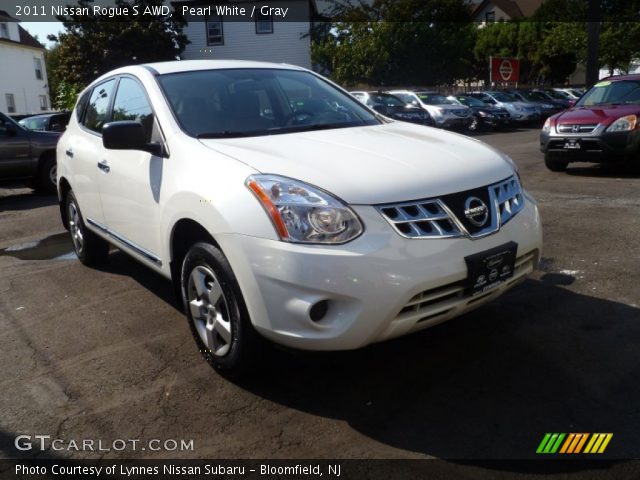 2011 Nissan Rogue S AWD in Pearl White