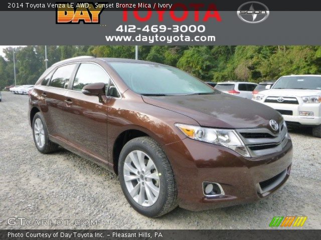 2014 Toyota Venza LE AWD in Sunset Bronze Mica