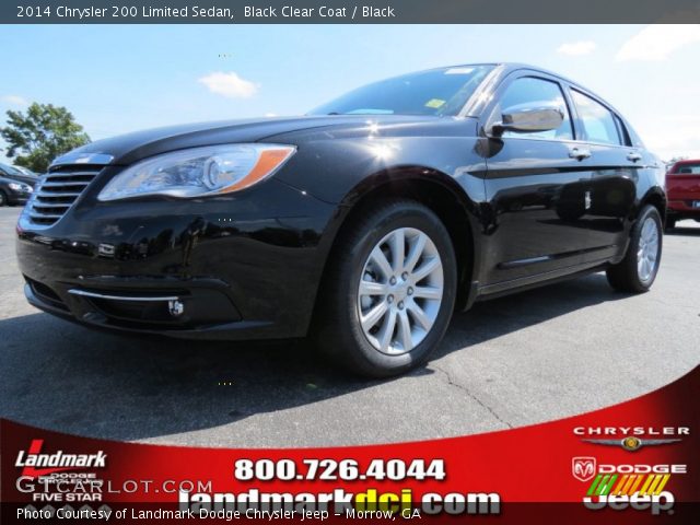 2014 Chrysler 200 Limited Sedan in Black Clear Coat
