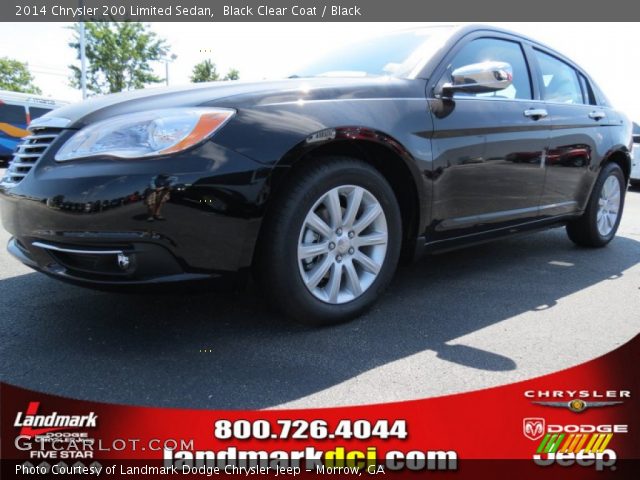 2014 Chrysler 200 Limited Sedan in Black Clear Coat