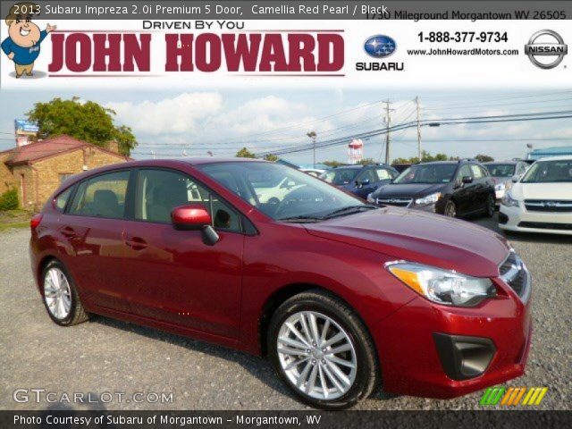 2013 Subaru Impreza 2.0i Premium 5 Door in Camellia Red Pearl