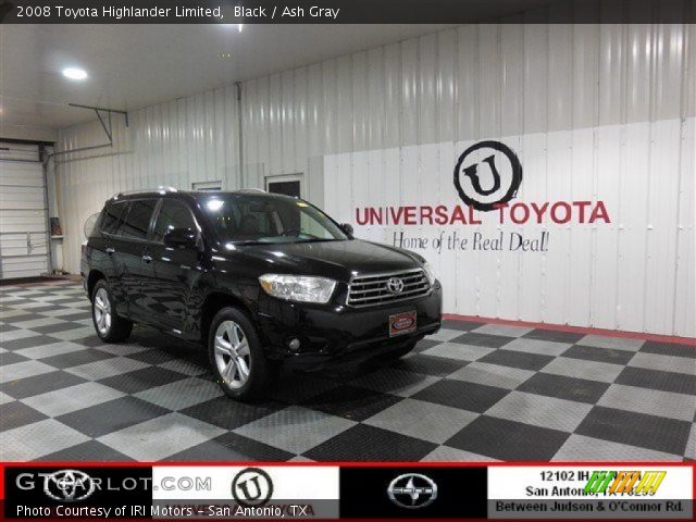 2008 Toyota Highlander Limited in Black