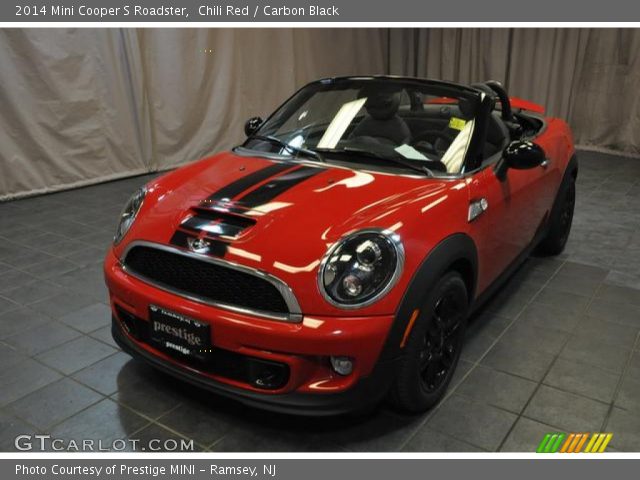 2014 Mini Cooper S Roadster in Chili Red