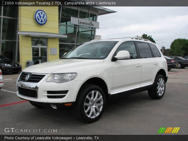2009 Volkswagen Touareg 2 TDI in Campanella White