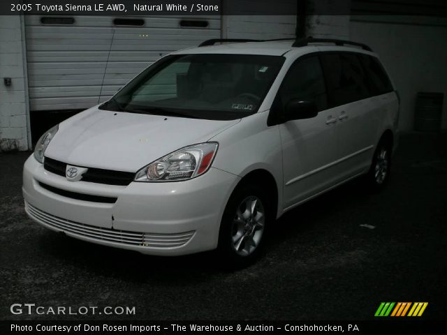 2005 Toyota Sienna LE AWD in Natural White