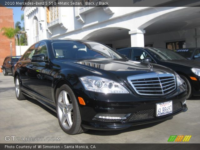 2010 Mercedes-Benz S 550 4Matic Sedan in Black