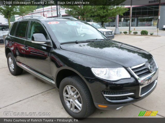 2008 Volkswagen Touareg 2 VR6 in Black Uni