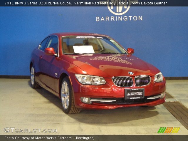 2011 BMW 3 Series 328i xDrive Coupe in Vermillion Red Metallic