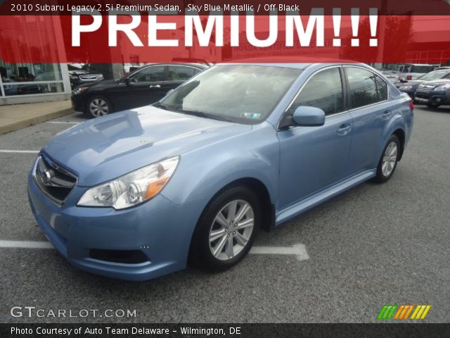 2010 Subaru Legacy 2.5i Premium Sedan in Sky Blue Metallic