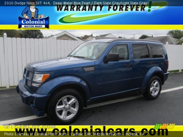 2010 Dodge Nitro SXT 4x4 in Deep Water Blue Pearl