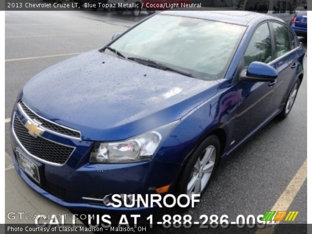 2013 Chevrolet Cruze LT in Blue Topaz Metallic