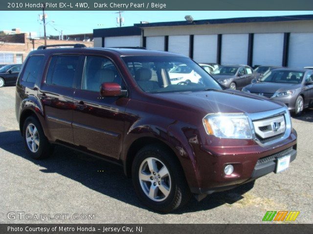 2010 Honda Pilot EX-L 4WD in Dark Cherry Pearl