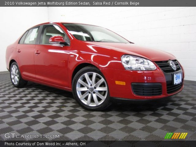 2010 Volkswagen Jetta Wolfsburg Edition Sedan in Salsa Red