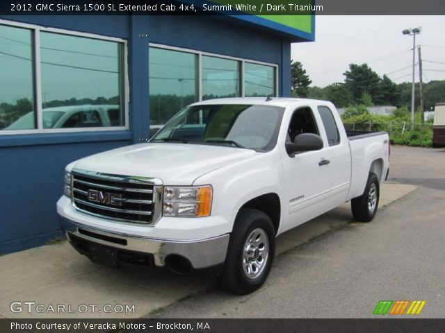 2012 GMC Sierra 1500 SL Extended Cab 4x4 in Summit White