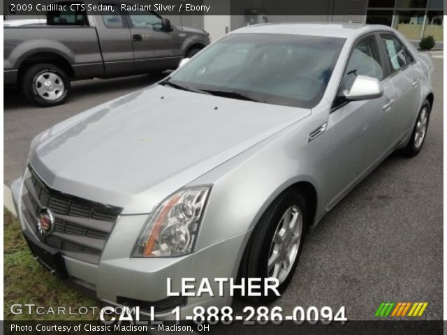 2009 Cadillac CTS Sedan in Radiant Silver