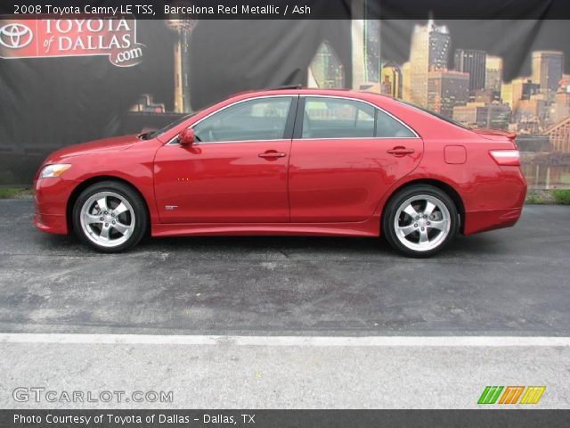 2008 Toyota Camry LE TSS in Barcelona Red Metallic
