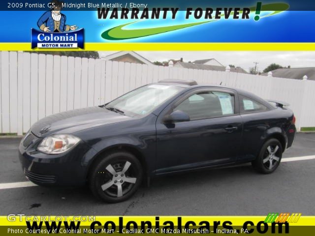 2009 Pontiac G5  in Midnight Blue Metallic
