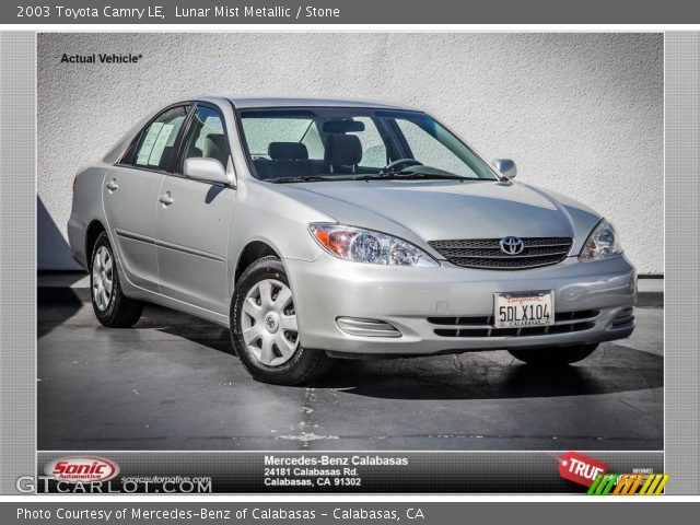 2003 Toyota Camry LE in Lunar Mist Metallic