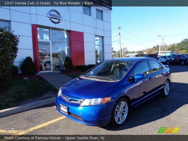 2007 Honda Civic Si Sedan in Fiji Blue Metallic