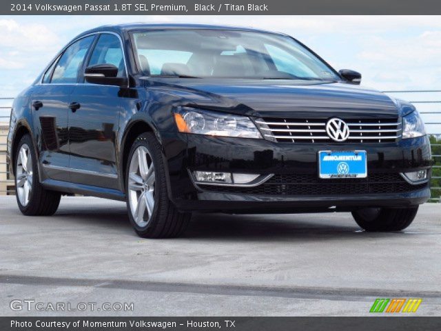 2014 Volkswagen Passat 1.8T SEL Premium in Black
