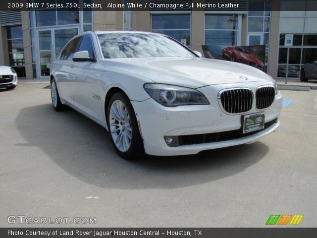 2009 BMW 7 Series 750Li Sedan in Alpine White