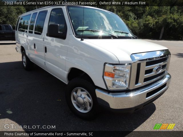 2012 Ford E Series Van E350 XLT Extended Passenger in Oxford White