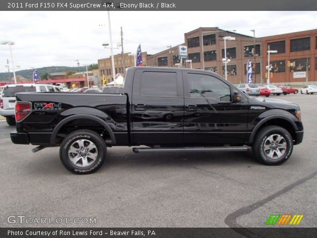 2011 Ford F150 FX4 SuperCrew 4x4 in Ebony Black