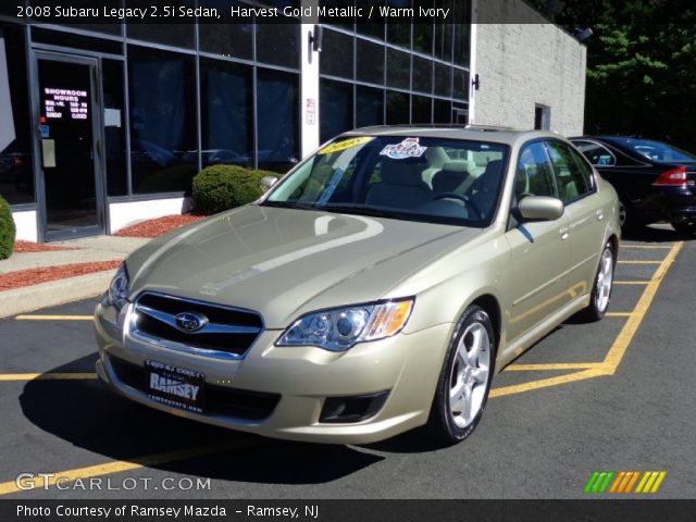 2008 Subaru Legacy 2.5i Sedan in Harvest Gold Metallic