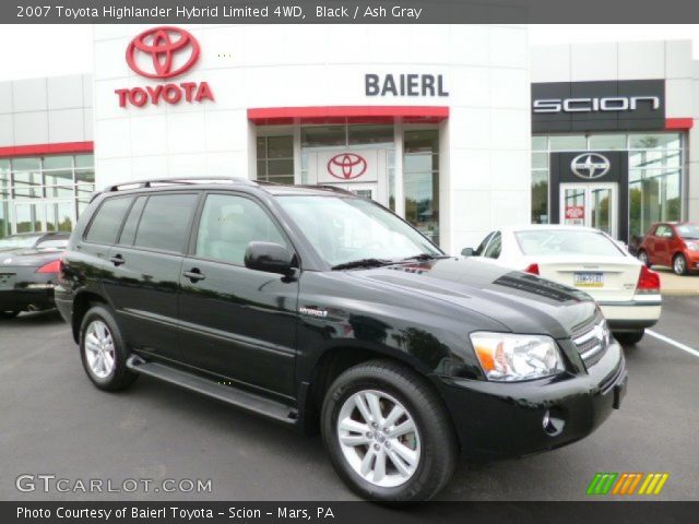 2007 Toyota Highlander Hybrid Limited 4WD in Black