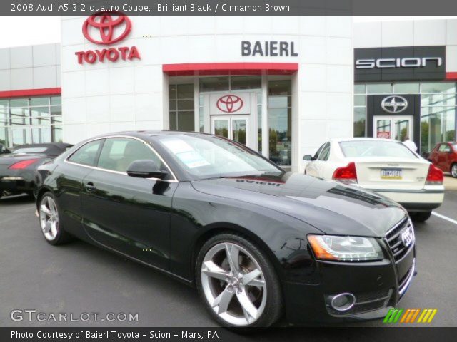 2008 Audi A5 3.2 quattro Coupe in Brilliant Black