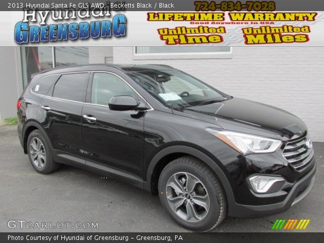 2013 Hyundai Santa Fe GLS AWD in Becketts Black