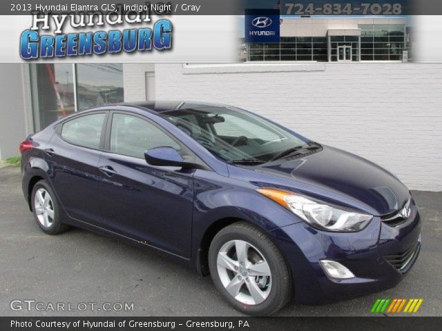 2013 Hyundai Elantra GLS in Indigo Night