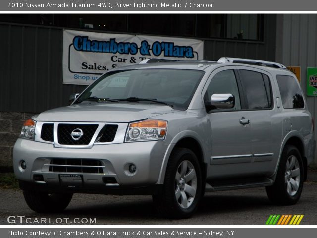 2010 Nissan Armada Titanium 4WD in Silver Lightning Metallic